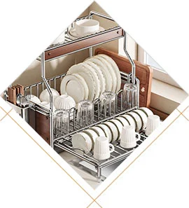 Đơn vị lưu trữ nhà bếp bằng kim loại