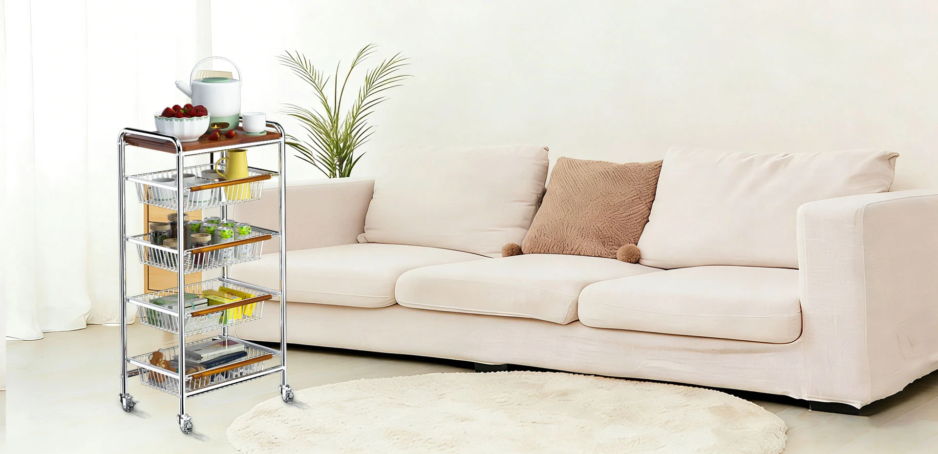 Nhà sản xuất bộ lưu trữ nhà bếp bằng kim loại bền