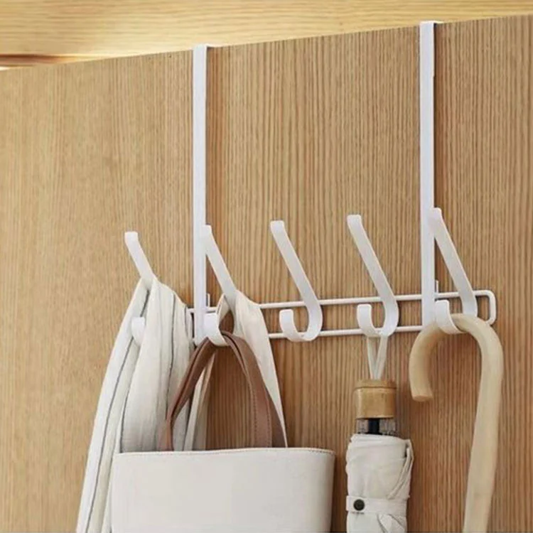 Giá đựng đồ trên cửa bằng kim loại nhiều móc