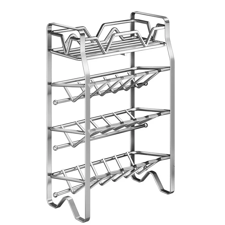 Giá đựng gia vị nhiều lớp bằng thép không gỉ